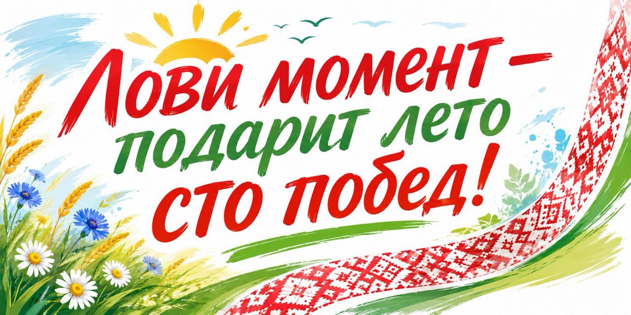 "Лови момент &mdash; подарит лето сто побед!"